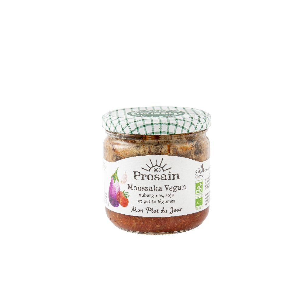 MOUSSAKA VEGAN AUBERGINES SOJA 345G