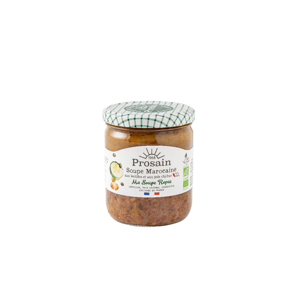 SOUPE MAROCAINE AUX LENTILLES POIS CHICHES