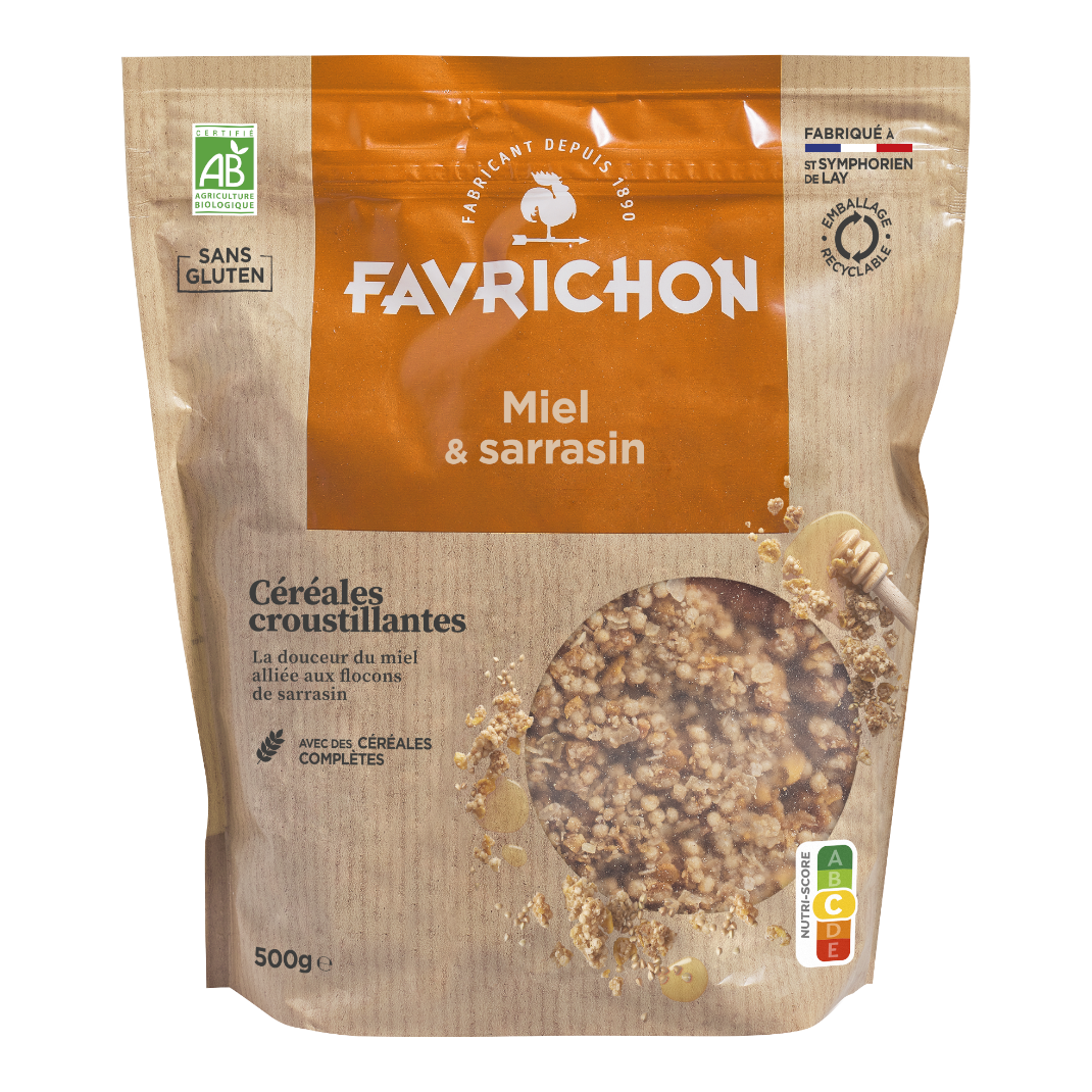 MUESLI CROUSTILLANT MIEL SARRASIN 500G