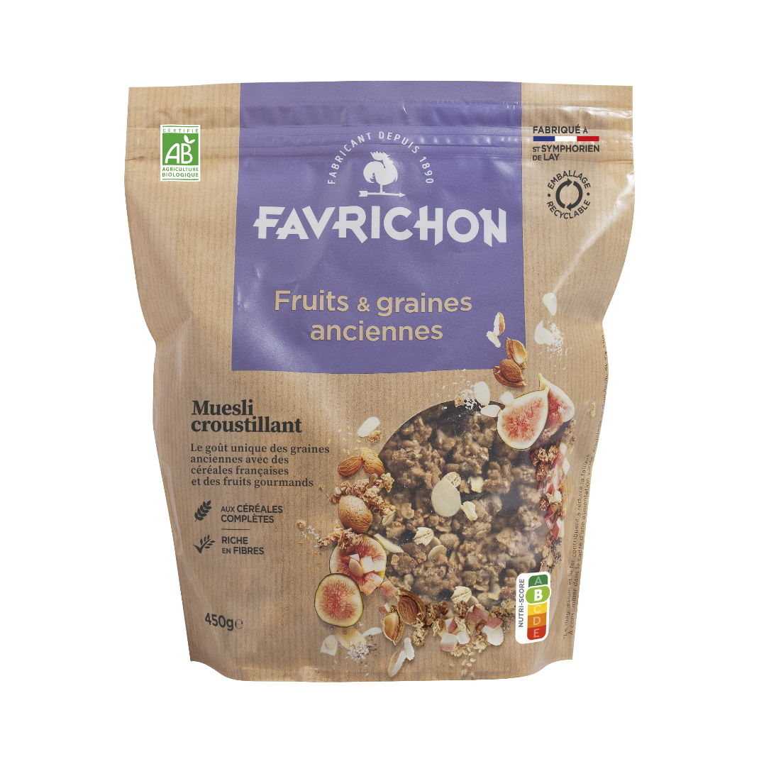 MUESLI CROUSTILANT FRUITS GRAINES ANCIENNES