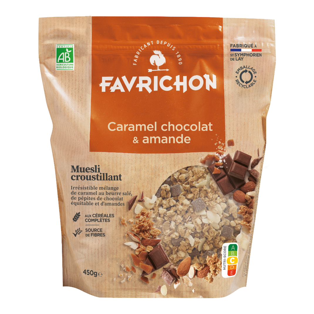 MUESLI CROUSTILLANT CARAMEL CHOCOLAT 450g