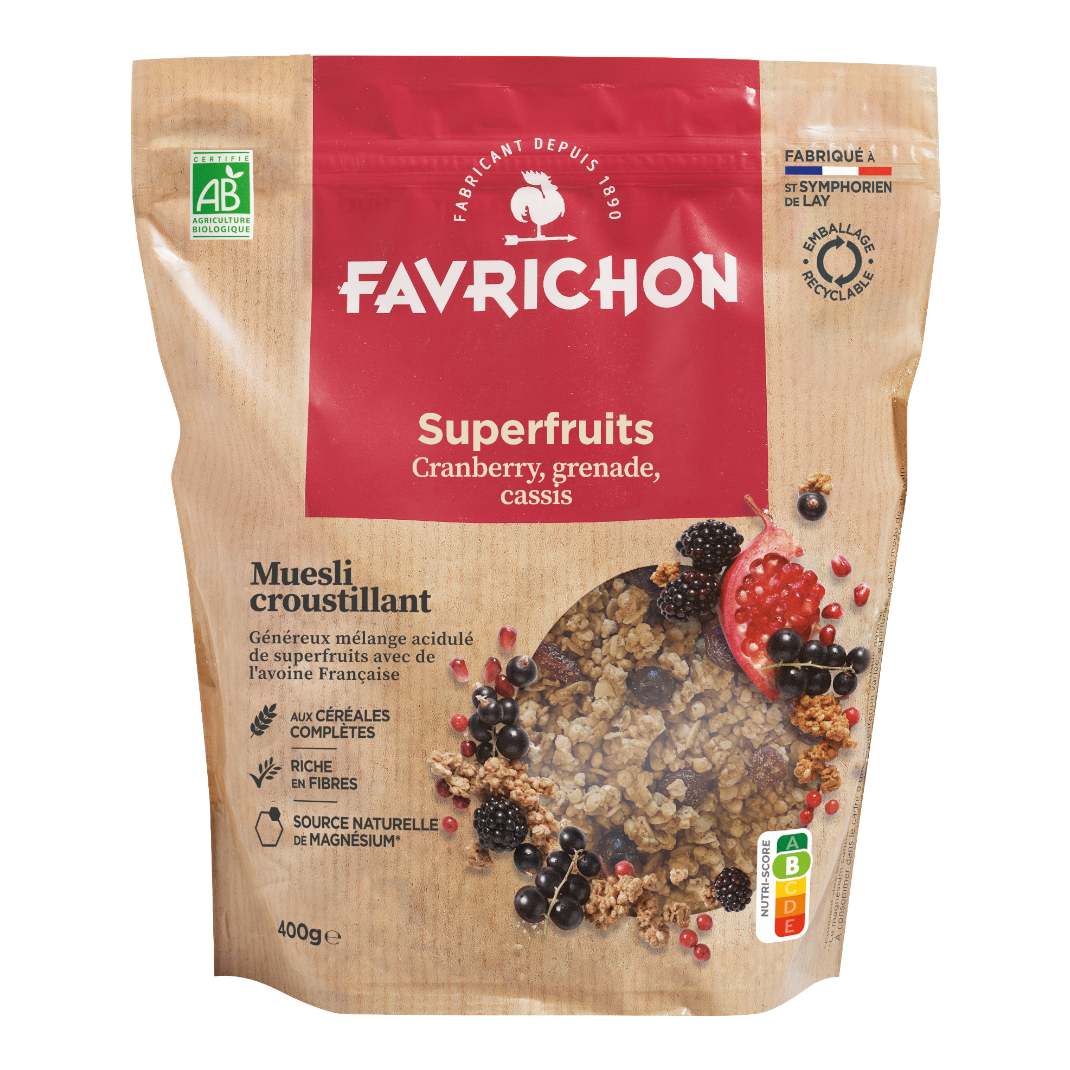 MUESLI CROUSTILLANT SUPERFRUIT 400g