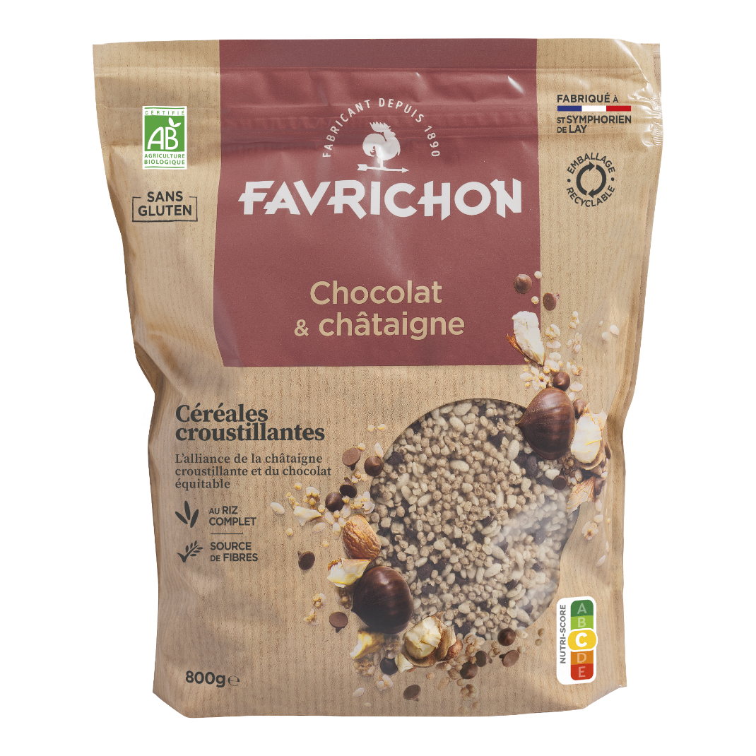 MUESLI CROUSTILLANT CHOCOLAT CHATAIGNE 800G