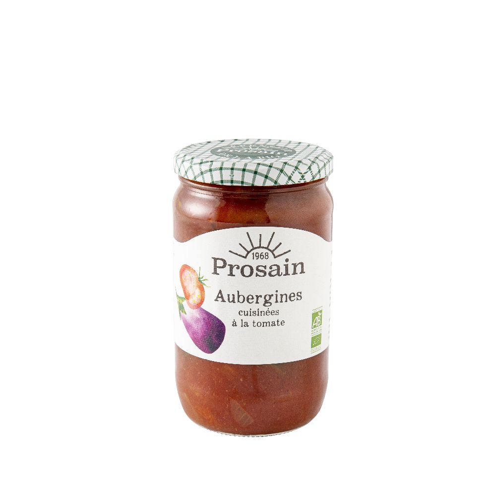 AUBERGINES CUISINEES A LA TOMATE 650G