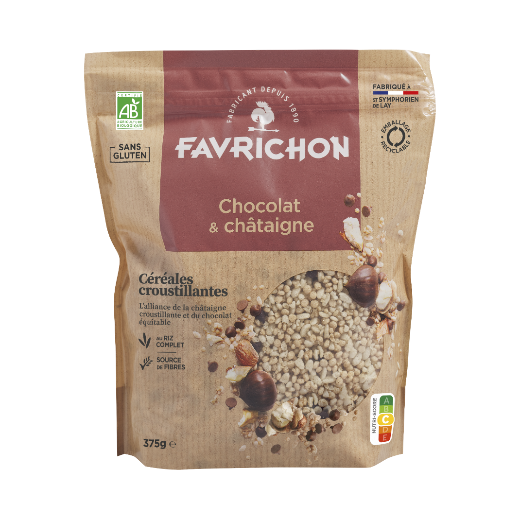 MUESLI CROUSTILLANT CHOCOLAT CHATAIGNE 375g