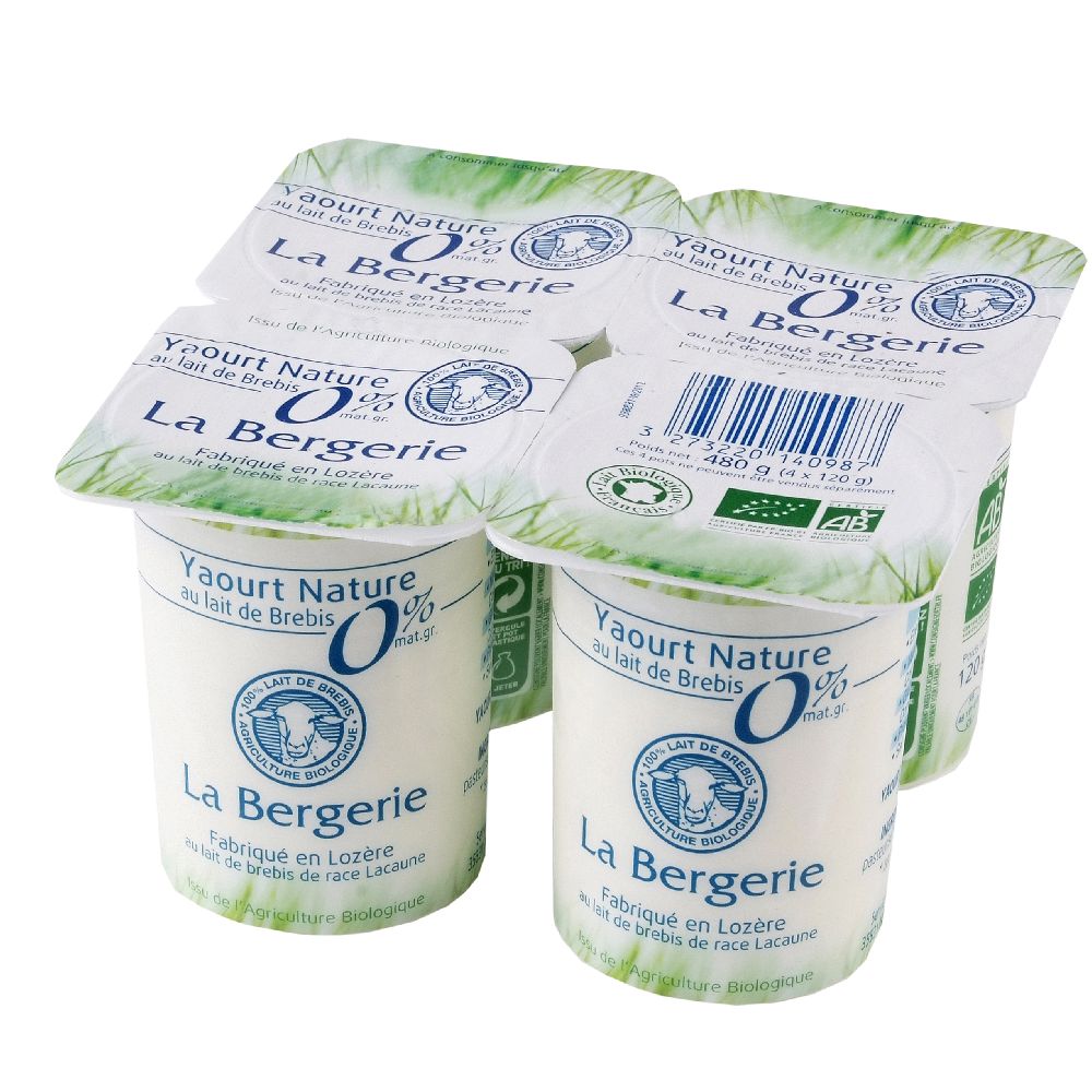 BREBIS NATURE 0% 4x120g