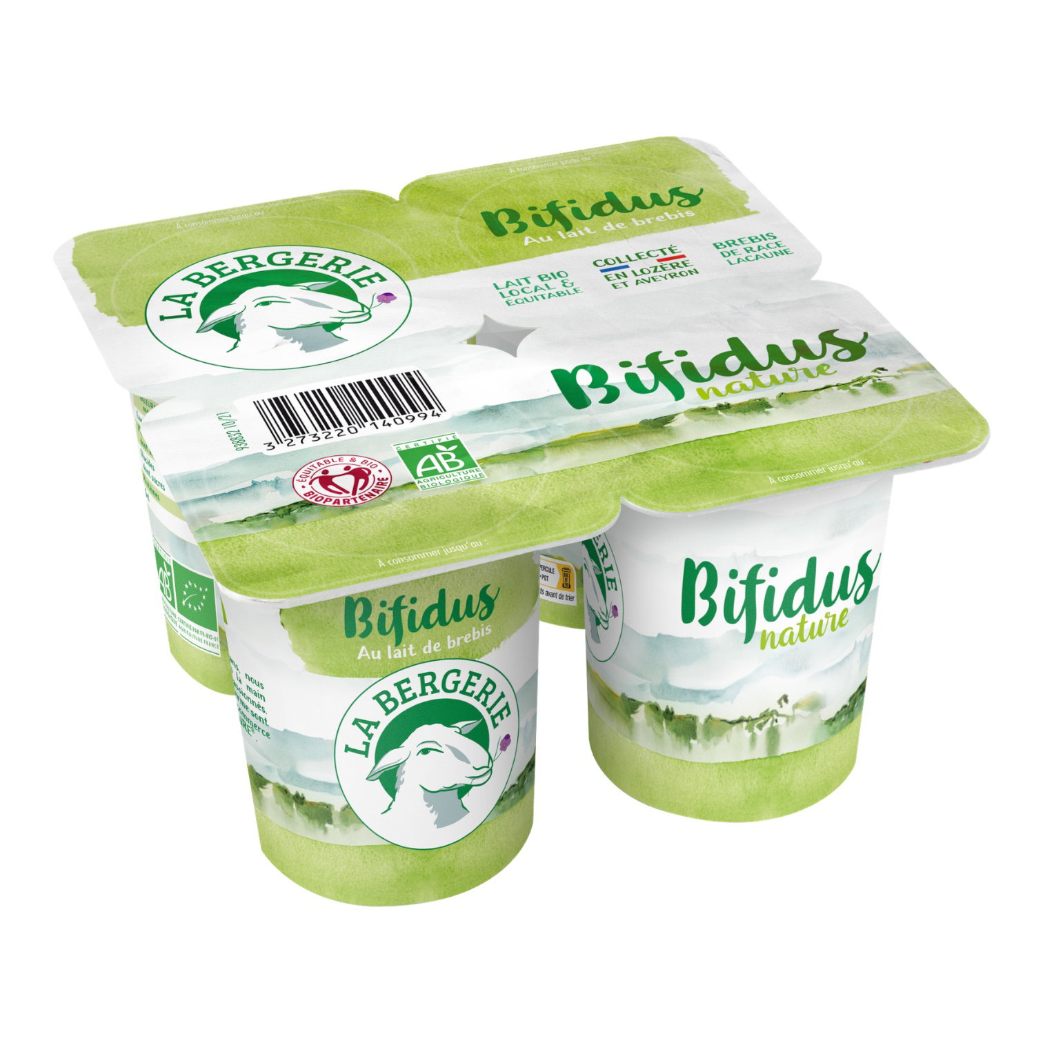 BIFIDUS BREBIS NATURE 4X120G
