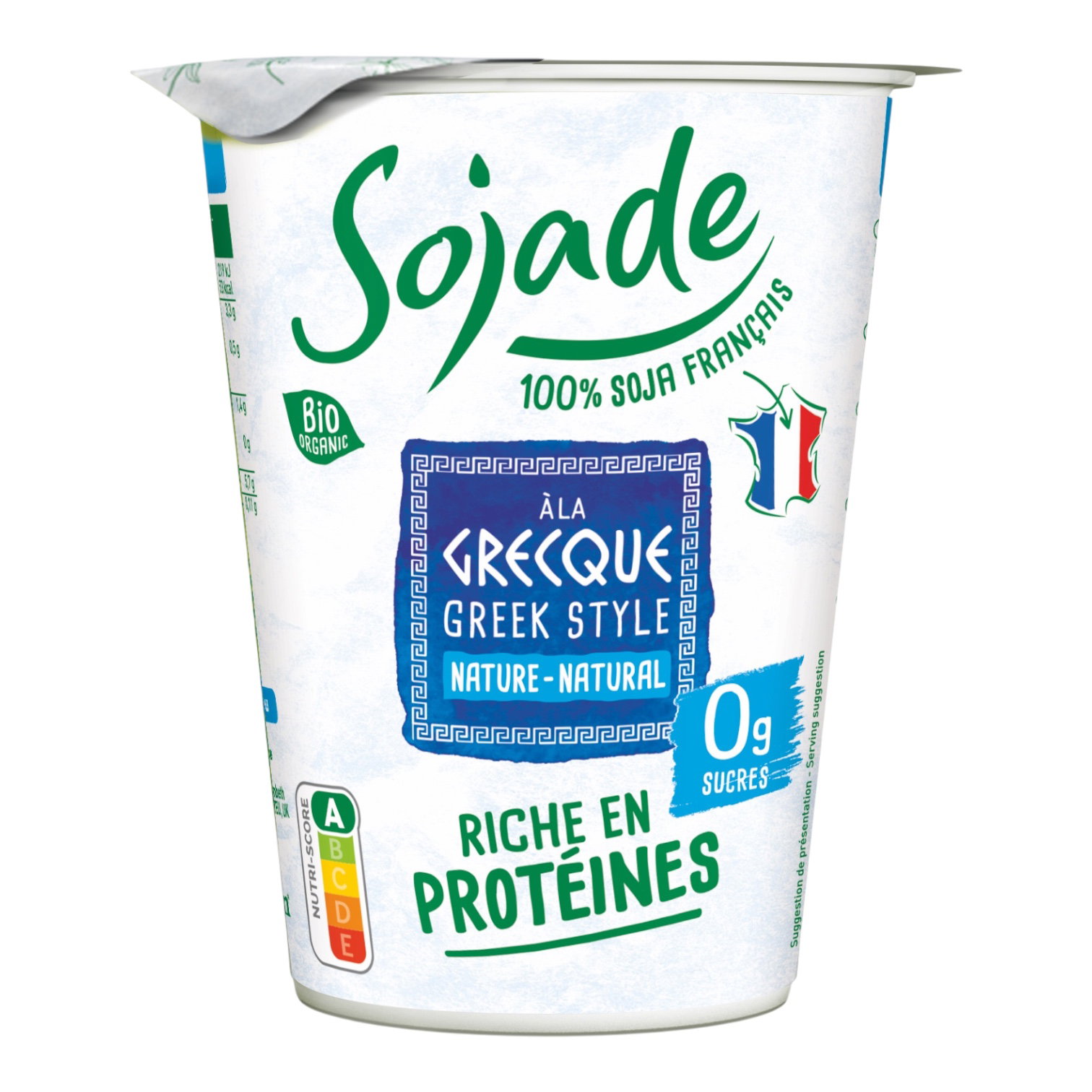 SO SOJA A LA GRECQUE NATURE 400G