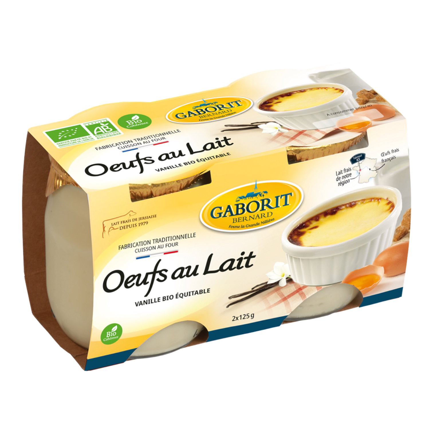 OEUFS AU LAIT 2x120g