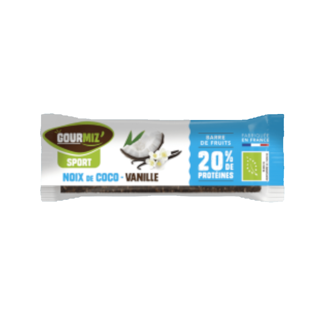 BARRE COCO VANILLE PROTEINEE 40g