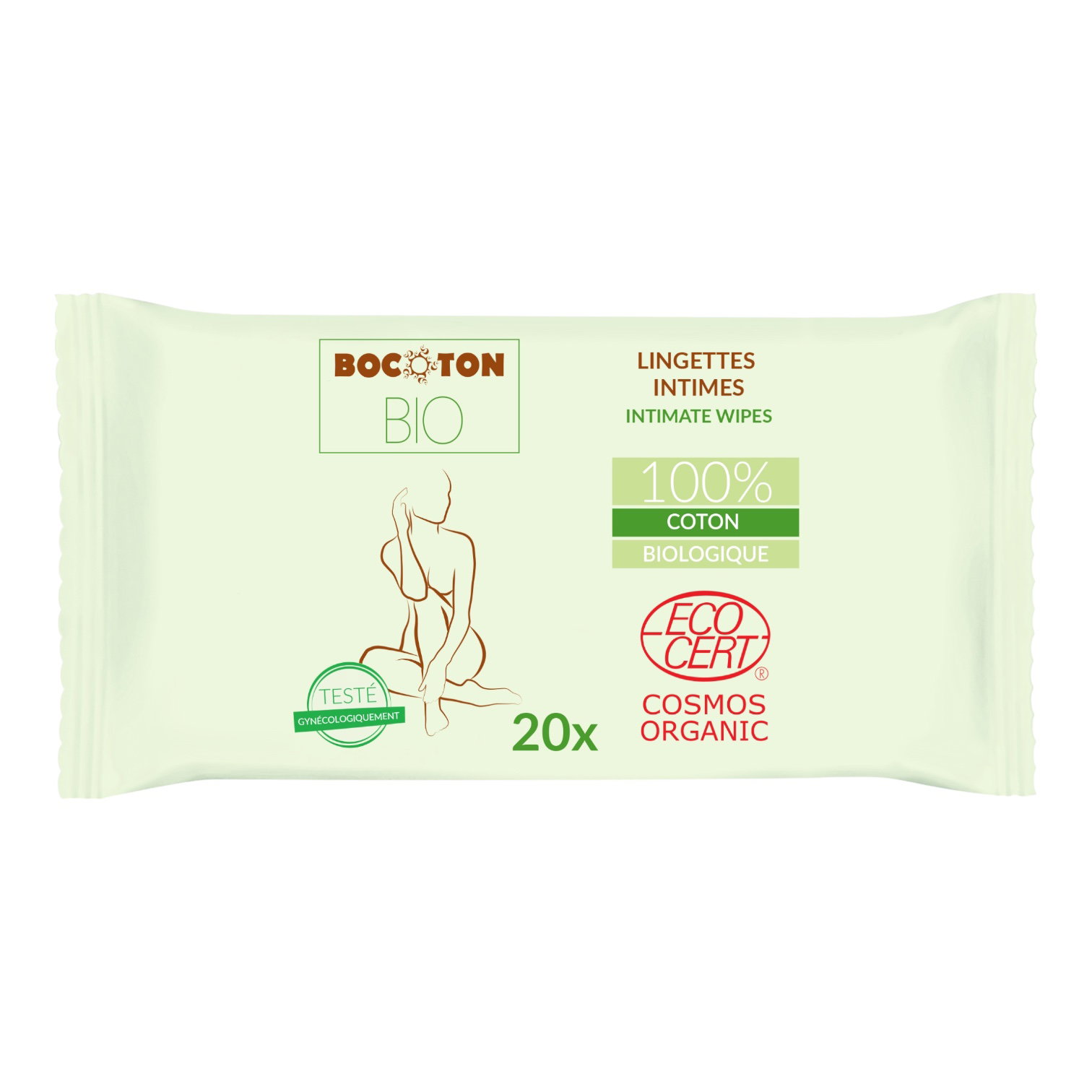 LINGETTES TOILETTE INTIME X20