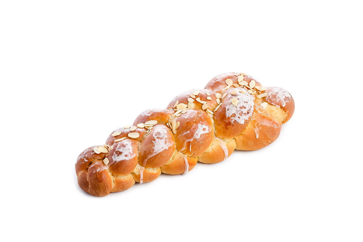 BRIOCHE TRESSE AMANDES SUCRE 500G