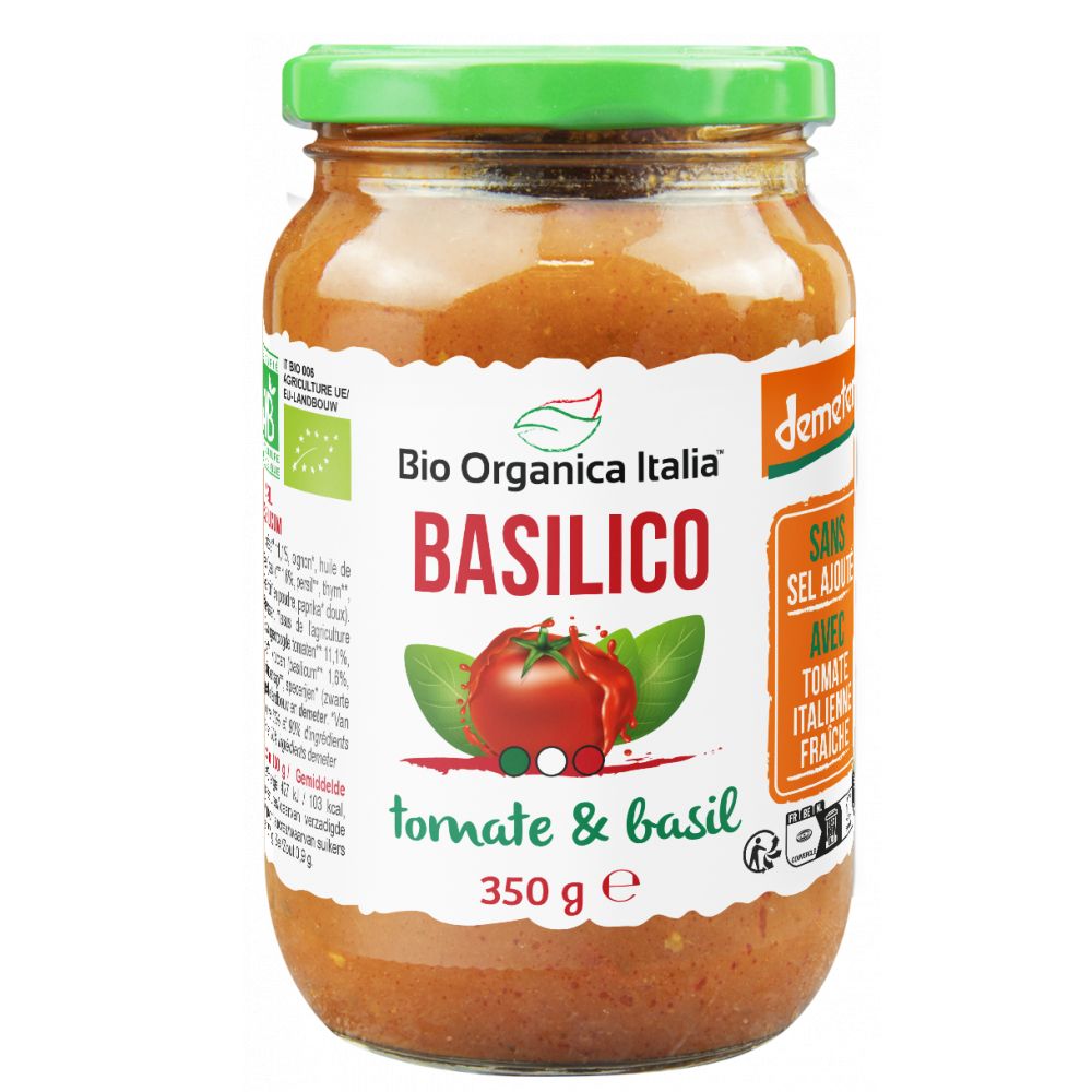 SAUCE TOMATE BASILIC 350G