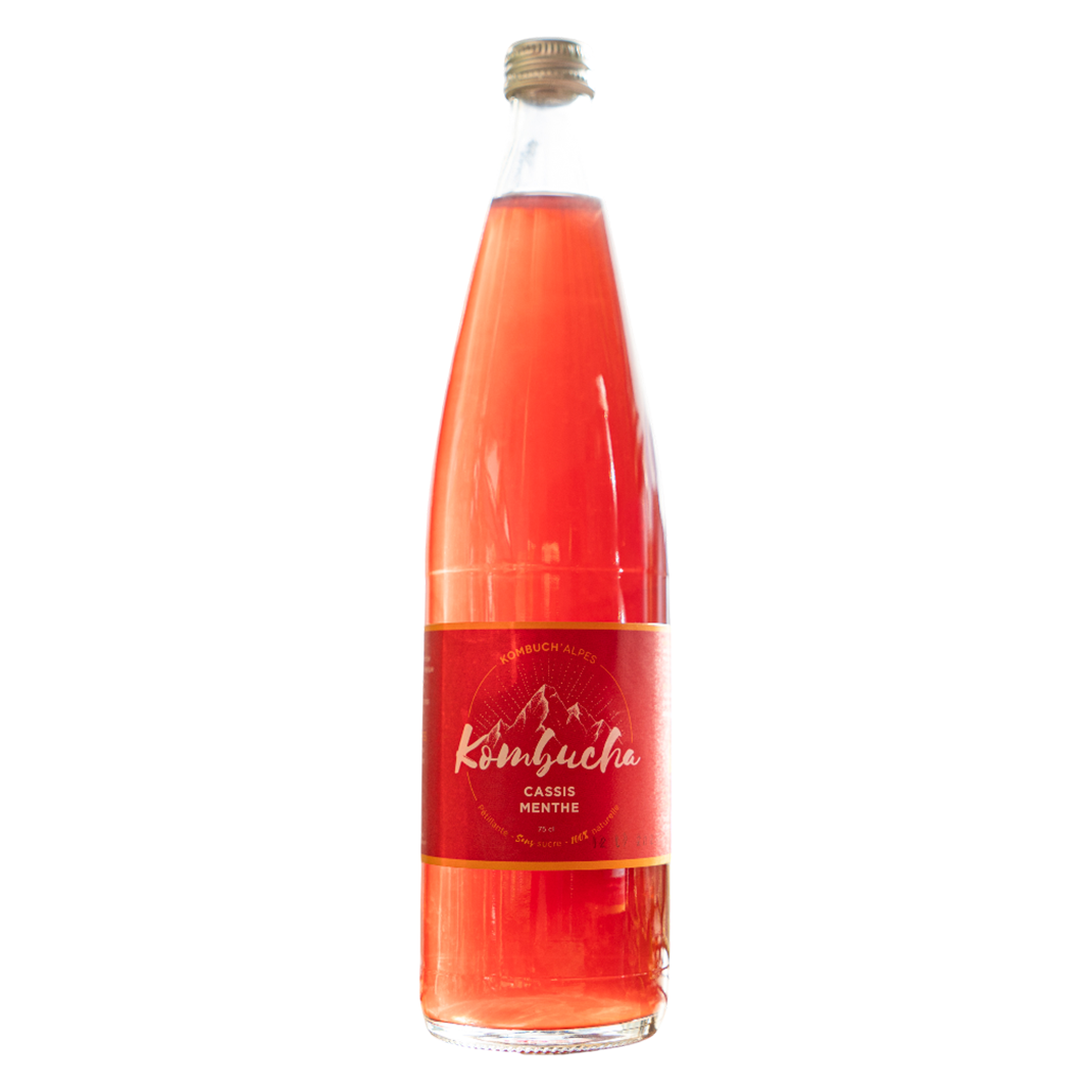 KOMBUCHA CASSIS MENTHE 75CL
