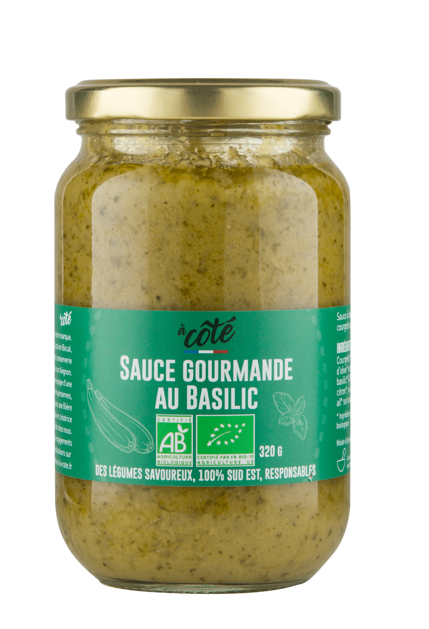 SAUCE GOURMANDE BASILIC 320G