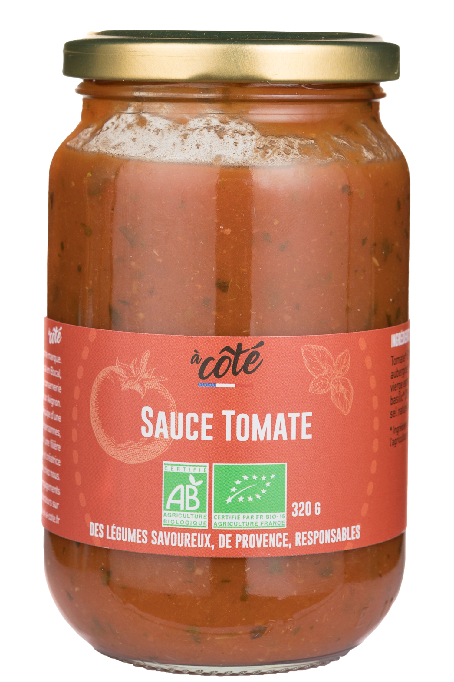 SAUCE TOMATE AUBERGINE 320G