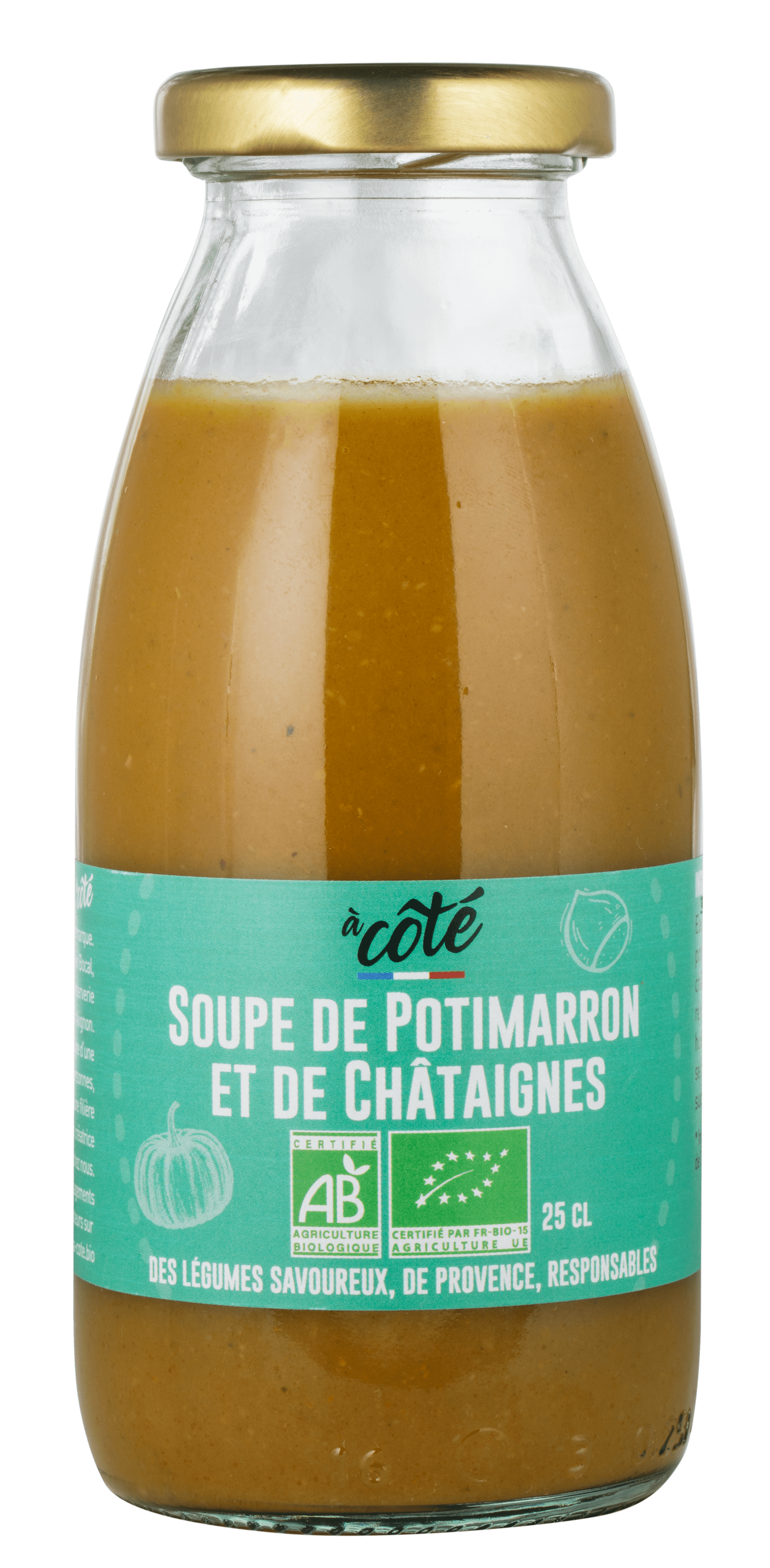 SOUPE POTIMARRON CHATAIGNE 25CL