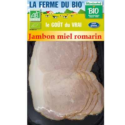 JAMBON MIEL ROMARIN 80G