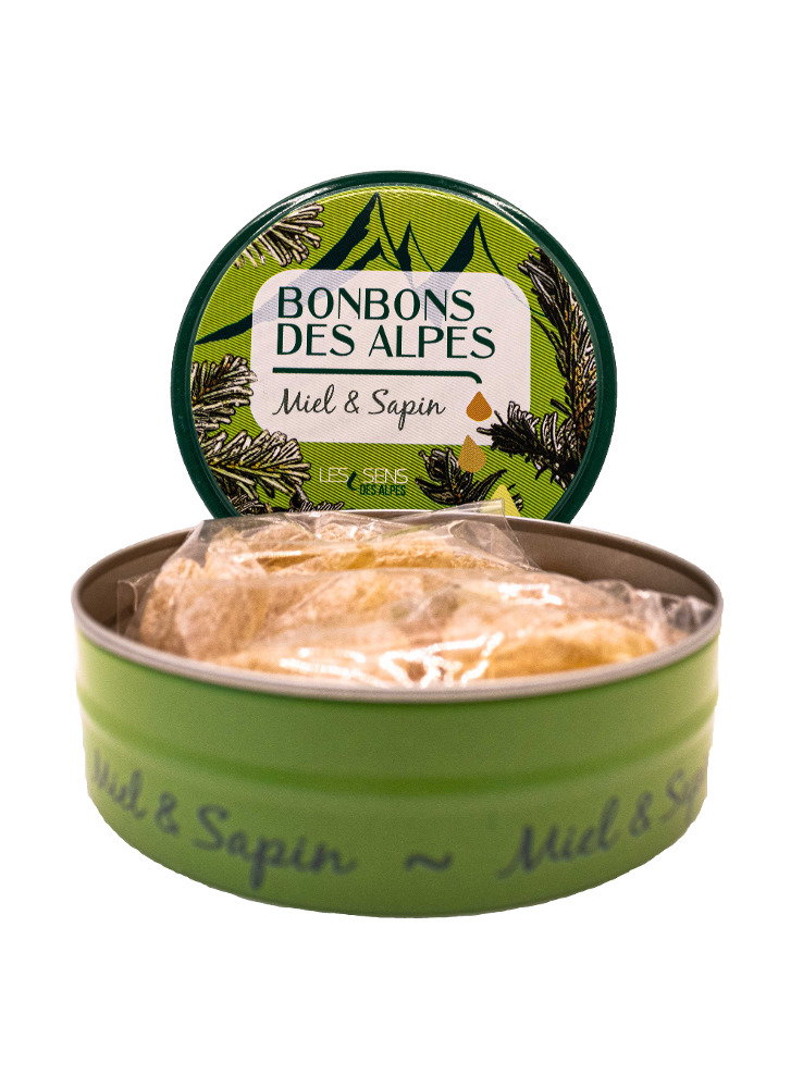 BONBONS DES ALPES MIEL SAPIN BOITE 70G