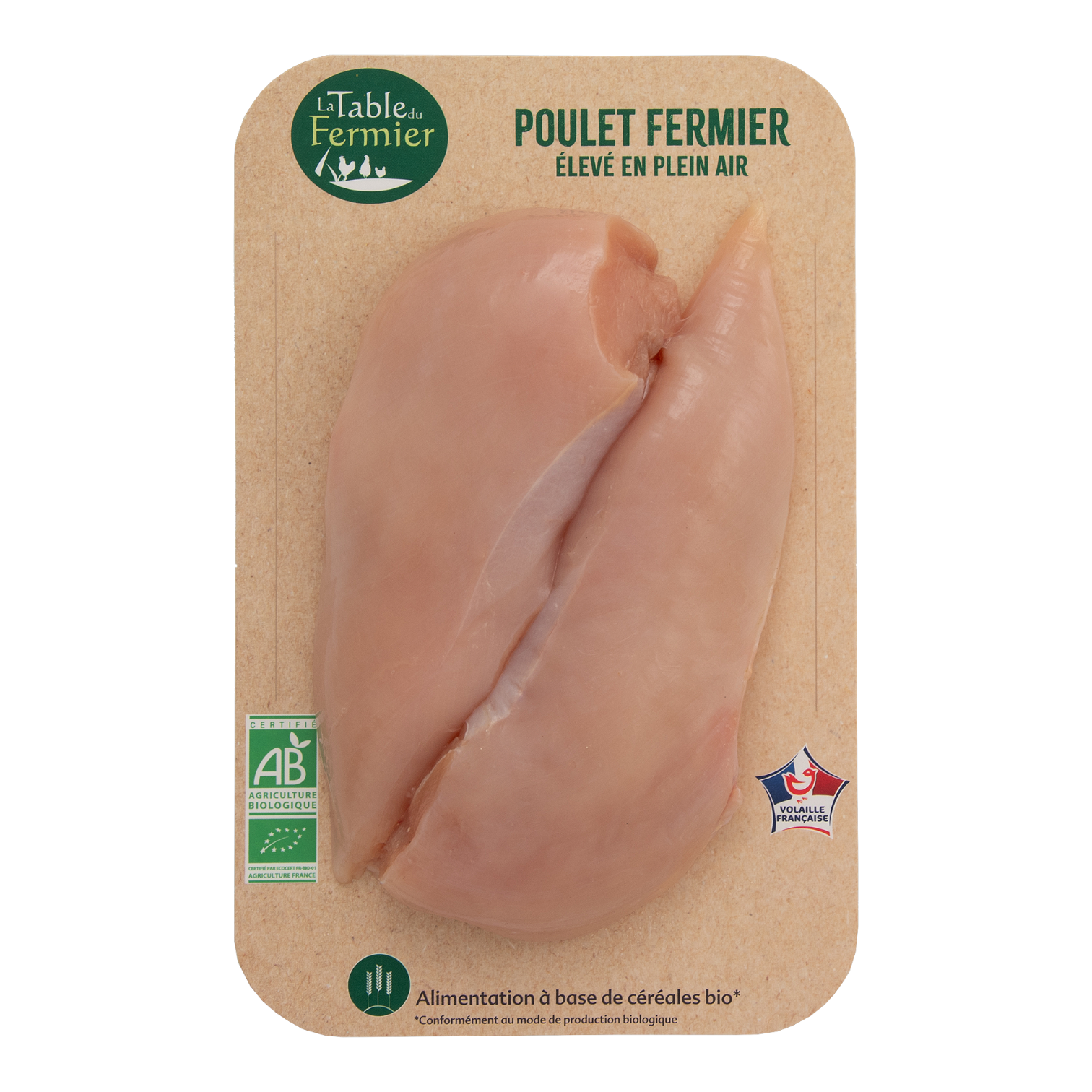 FILET POULET JAUNE x2 env 280g