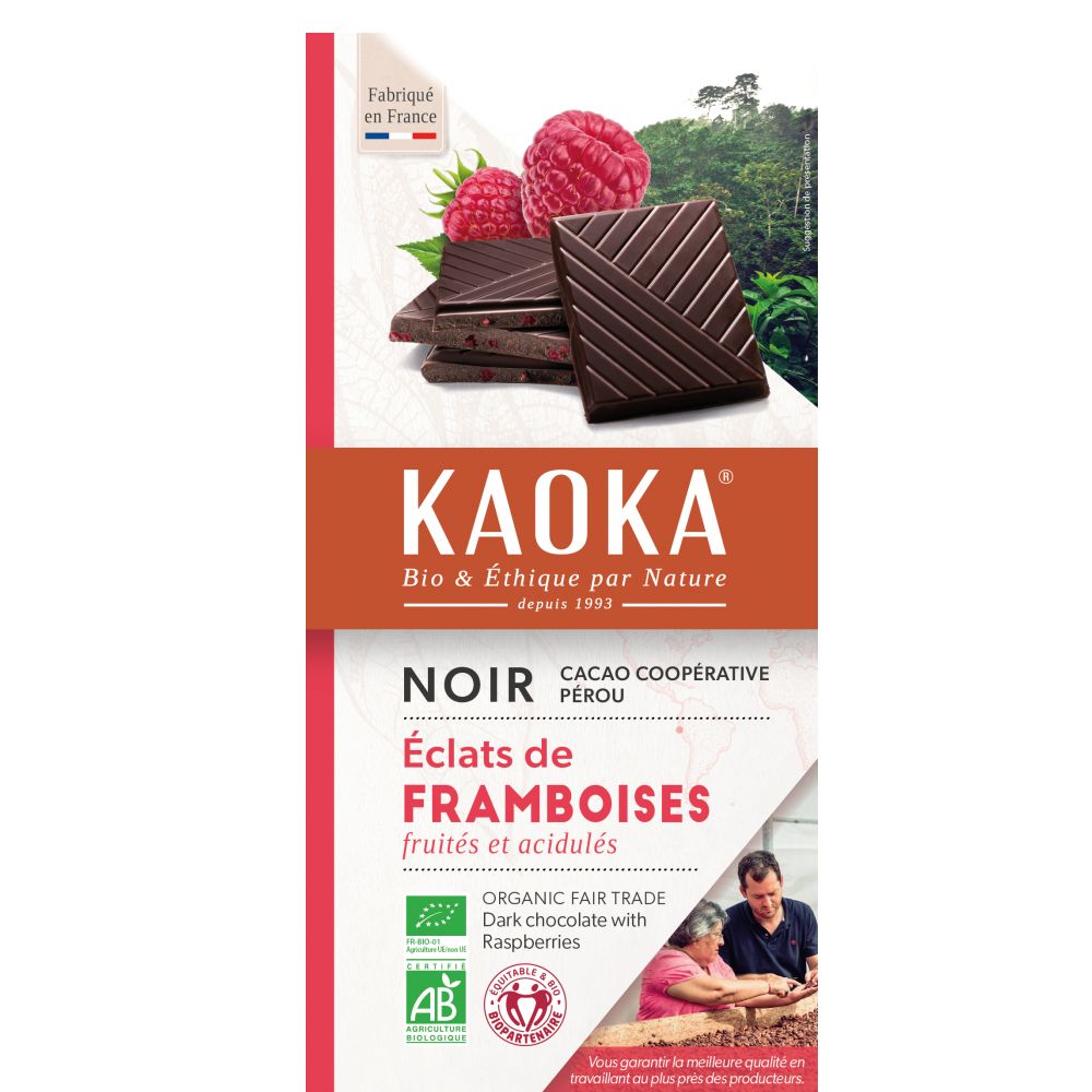 KAOKA NOIR FRAMBOISES 100g