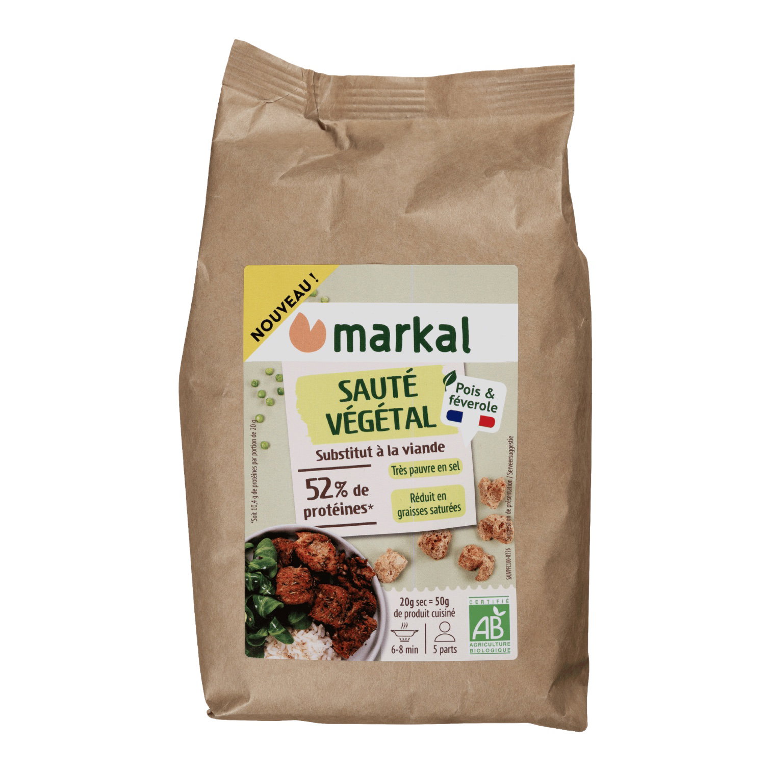 SAUTE VEGETAL POIS FEVEROLE 100G