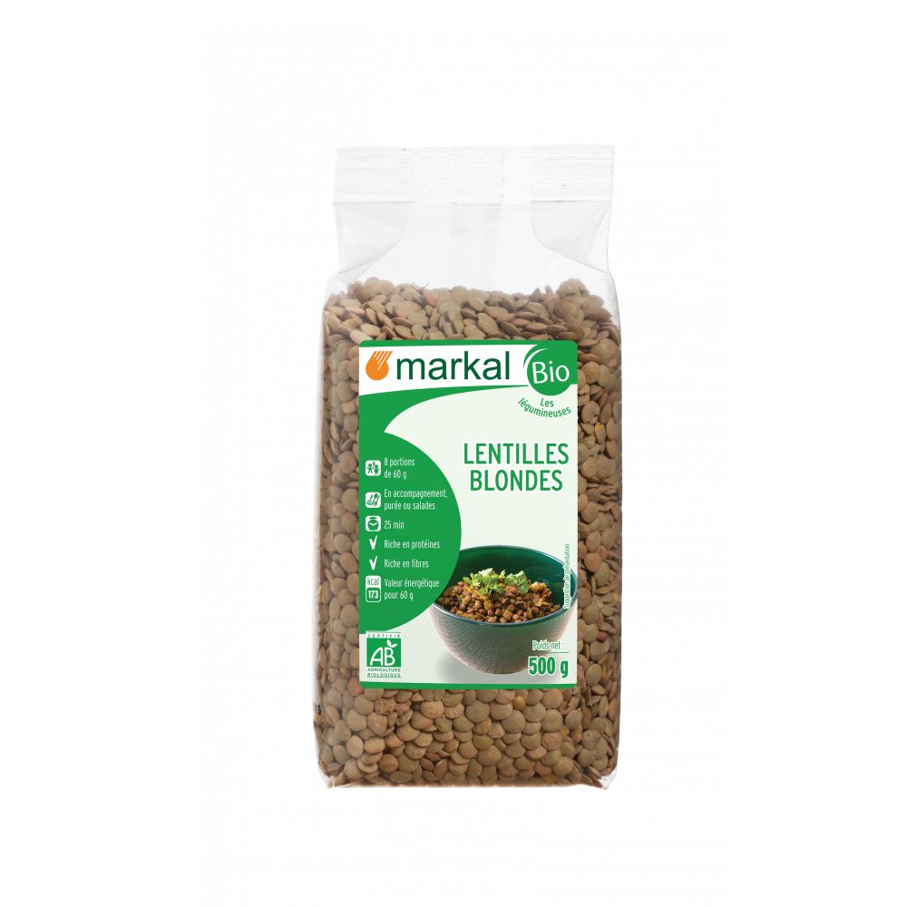 LENTILLES BLONDES 500G