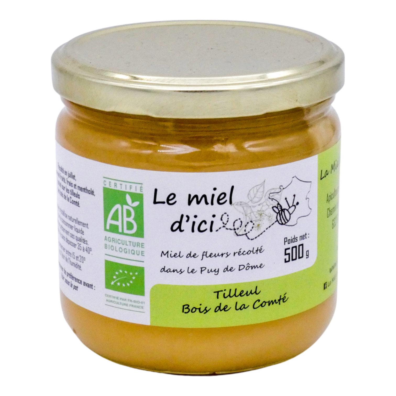 MIEL TILLEUL FORET DE LA COMTE 500G