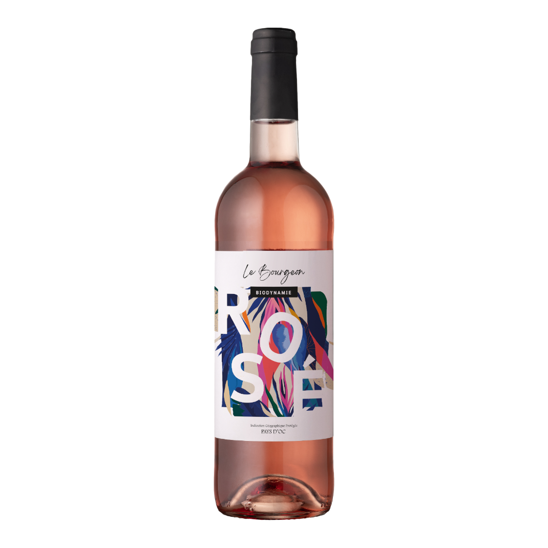 VIN ROSE PAYS D’OC    LE BOURGEON 75CL