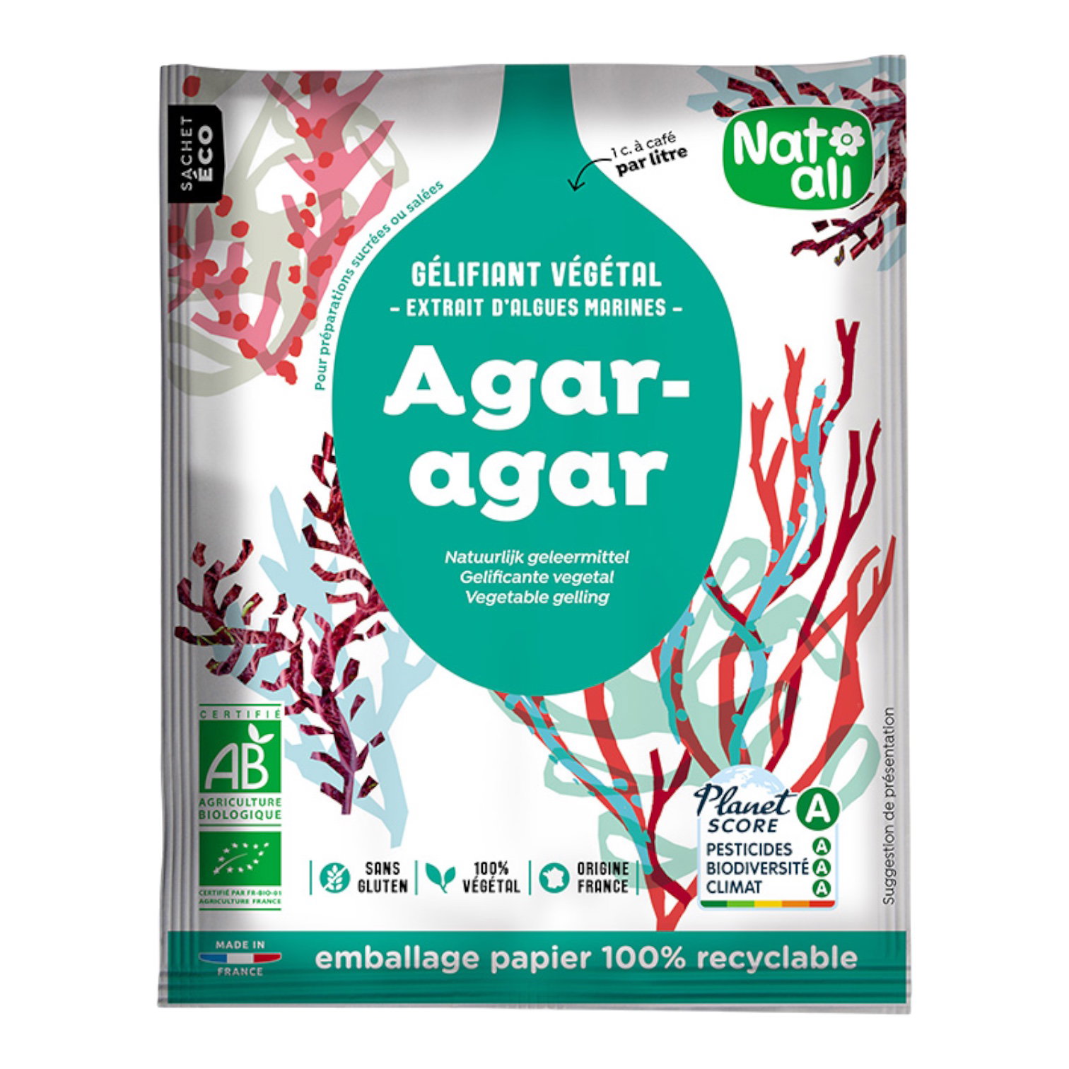 AGAR AGAR BIO 50g
