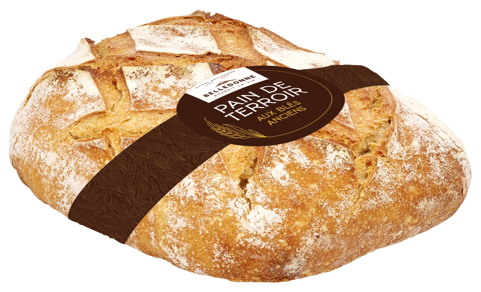 PAIN BLE ANCIEN 400G miche