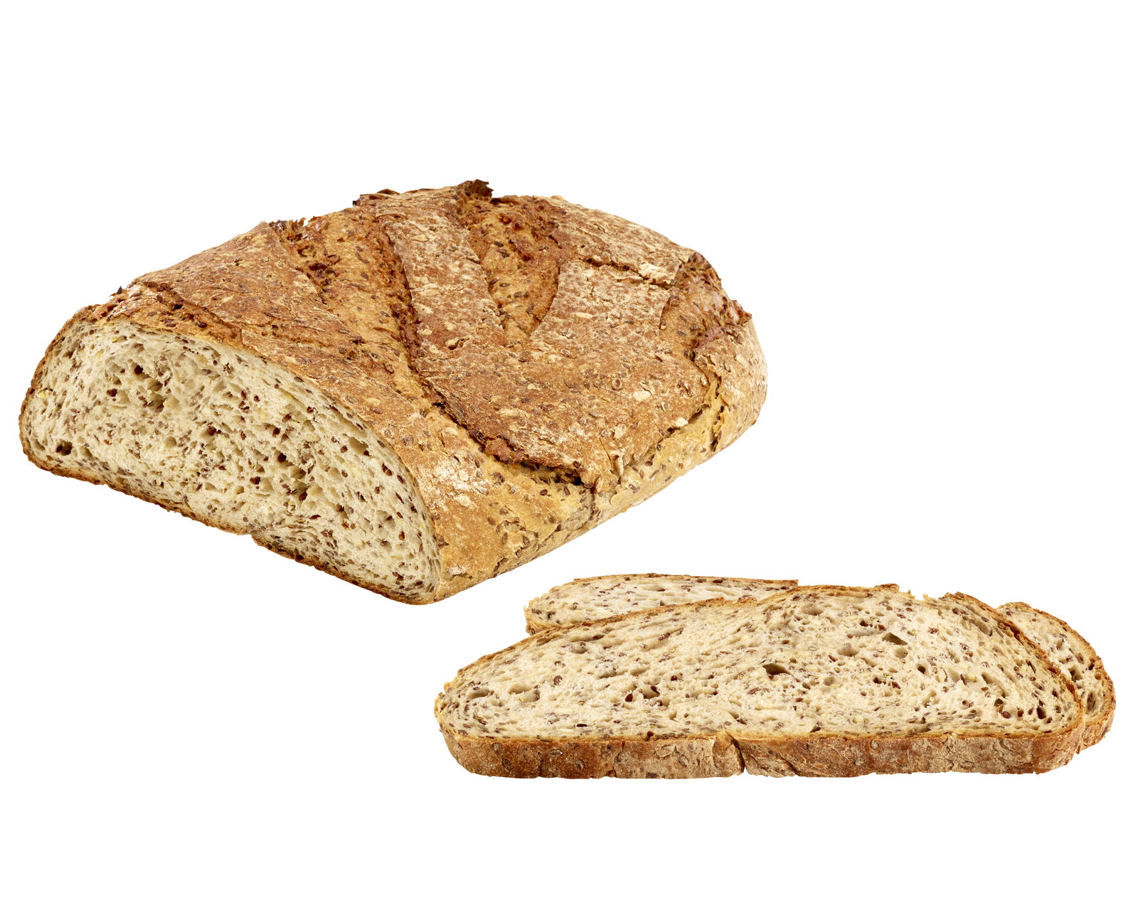 PAIN LIN TOURNESOL COUPE miche