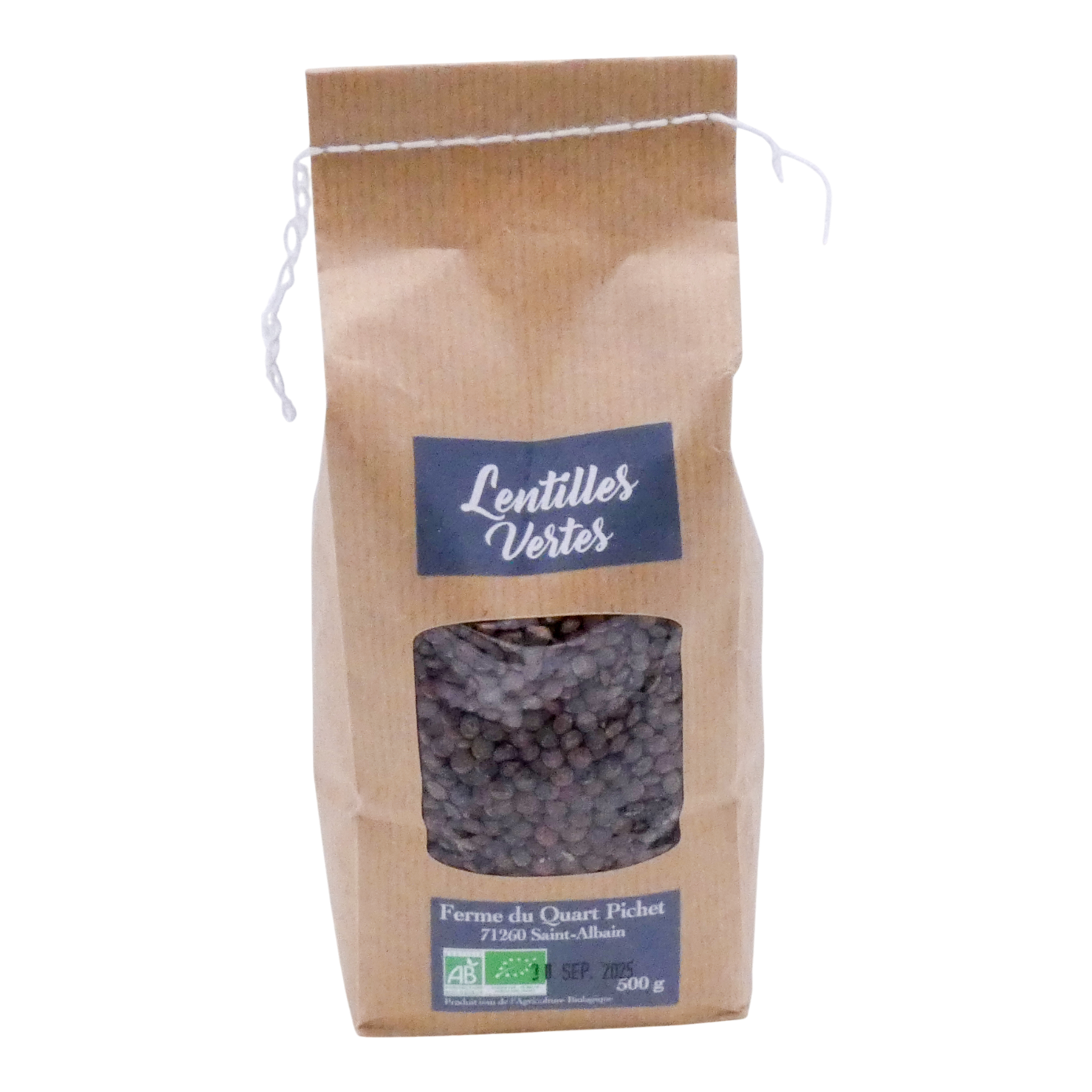 LENTILLES VERTES 500G