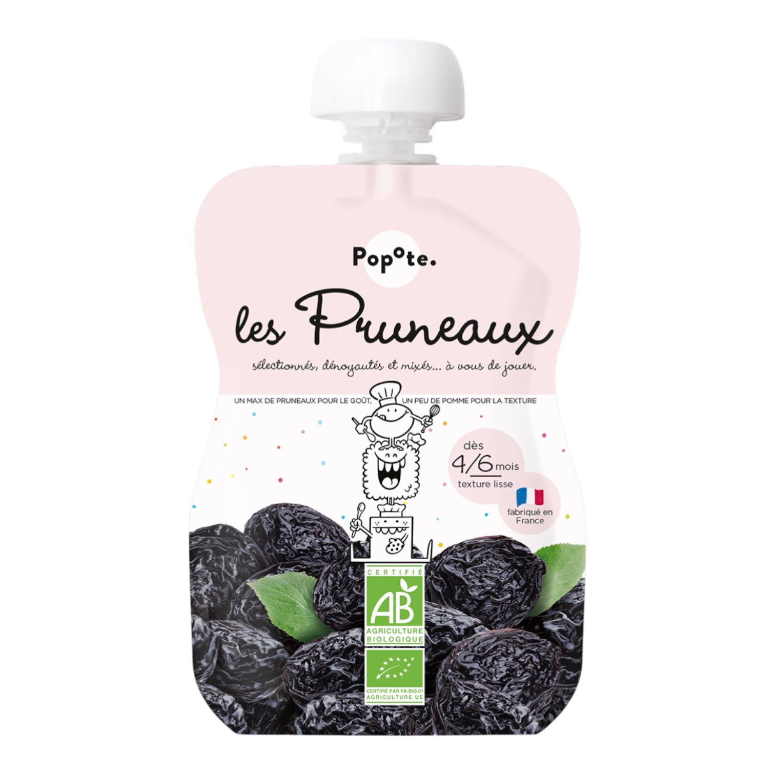 GOURDE PRUNES POIRE 120G