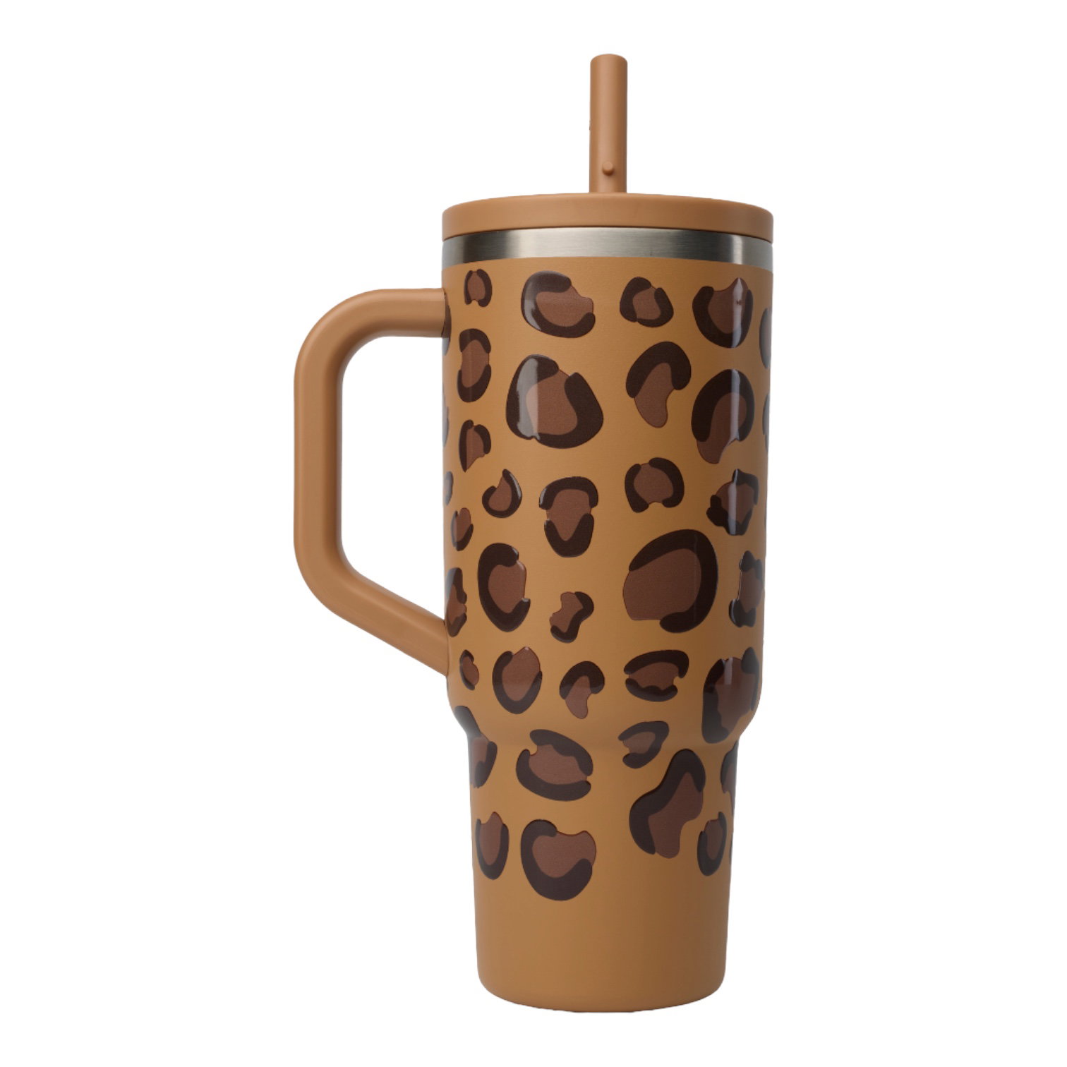 TRAVEL CUP WILD LEO CAMEL 900ML
