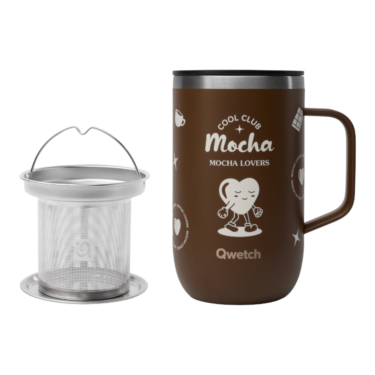 MUG TISANIERE CHOCOLAT 470ML