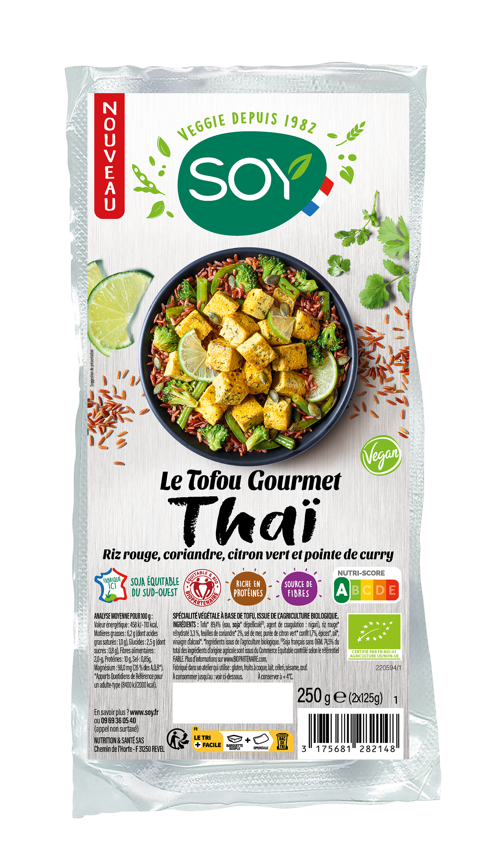 TOFU GOURMET THAI 2x125G