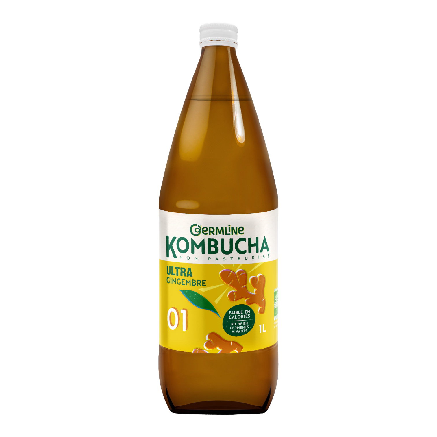 KOMBUCHA ULTRA GINGEMBRE NON PASTEURISE LT