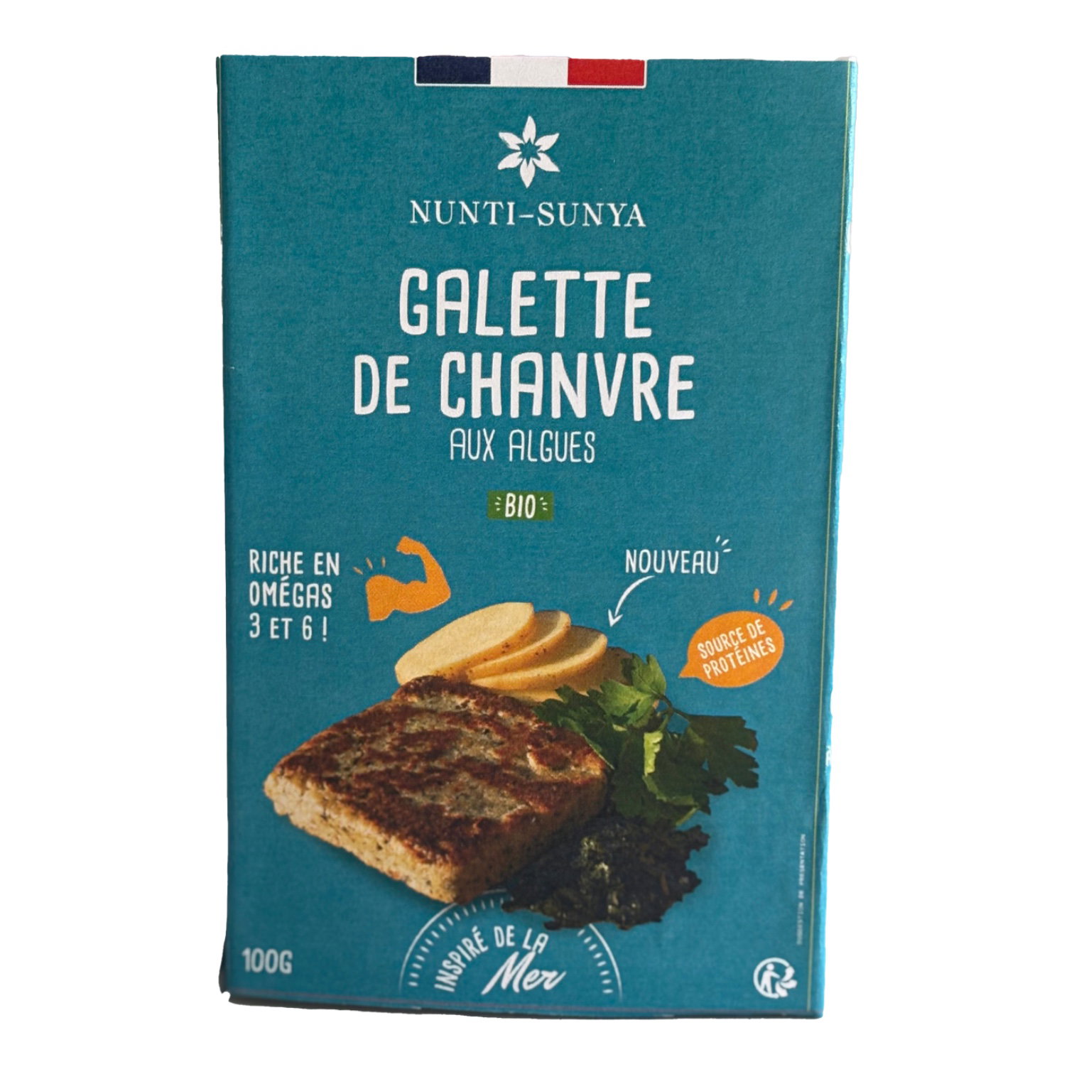 GALETTE CHANVRE ALGUES 100G
