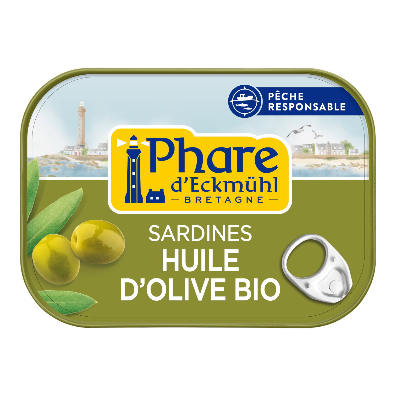 SARDINES PECHE RESPONSABLE HUILE OLIVE 135G