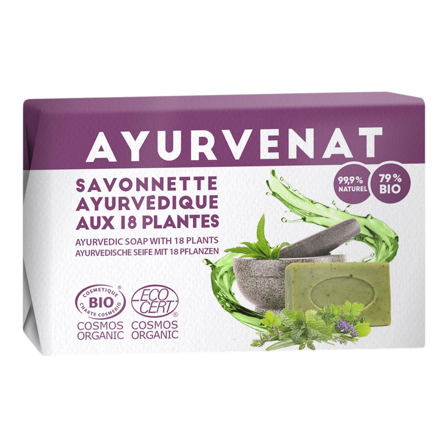 SAVON AYURVEDIQUE 18 PLANTES 100G
