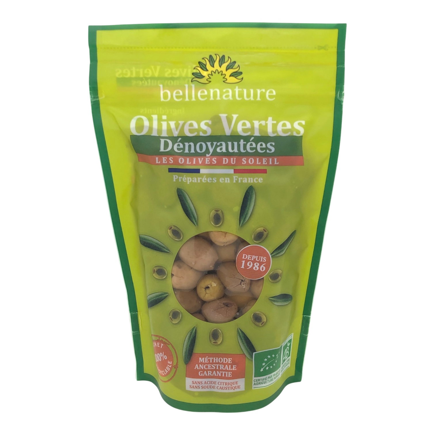 OLIVES VERTES DENOYAUTEES 400G