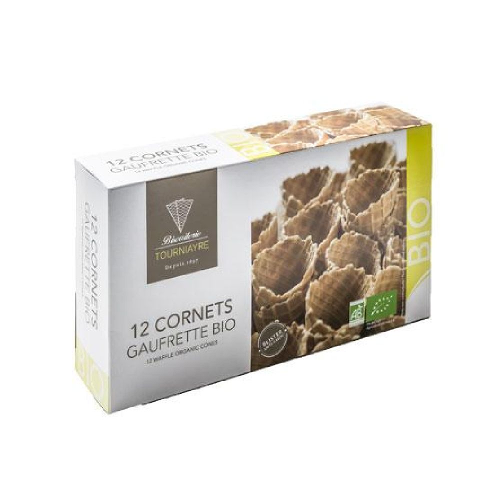 CORNET GLACE GAUFRETTE ETUI X12