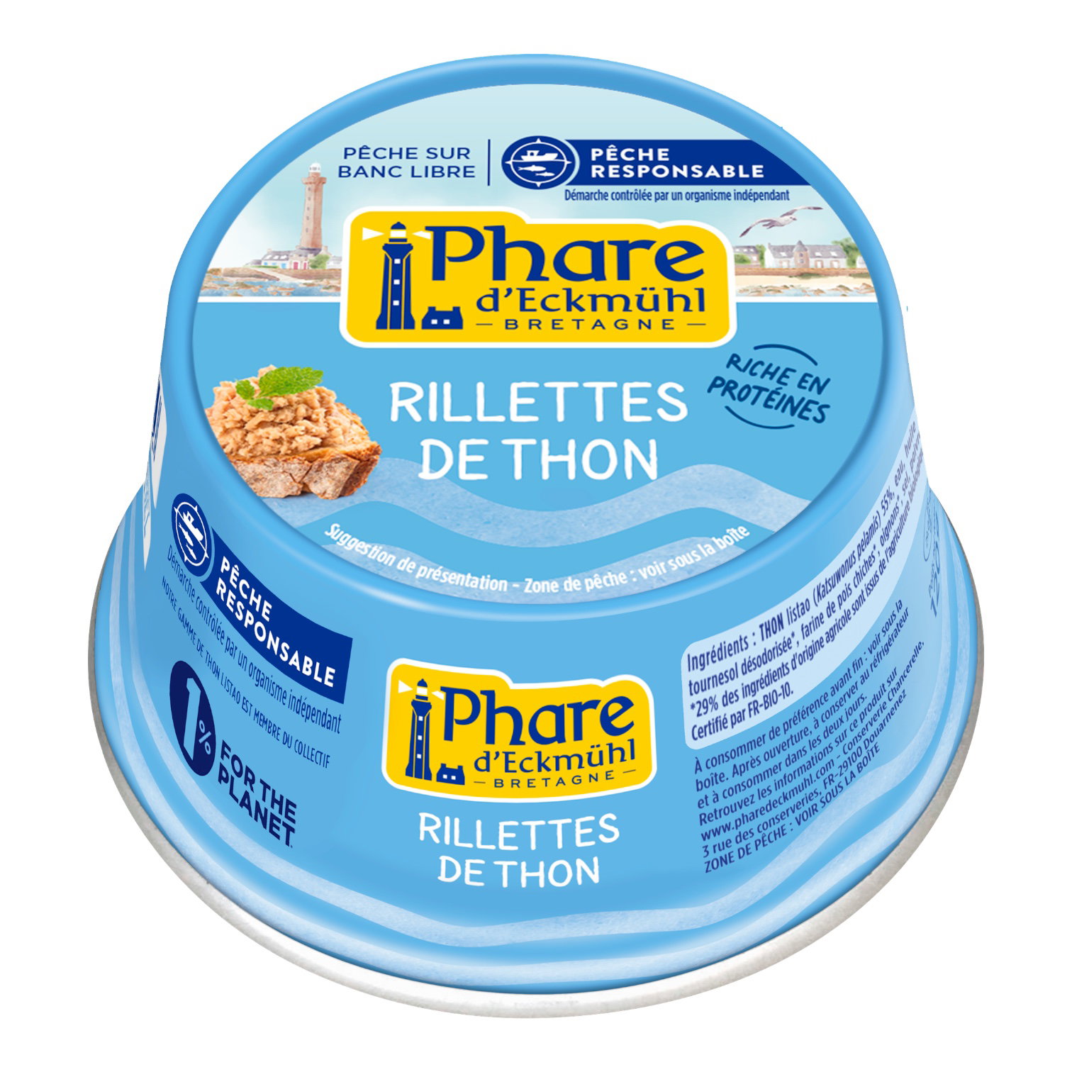 RILLETTES THON LISTAO 120G