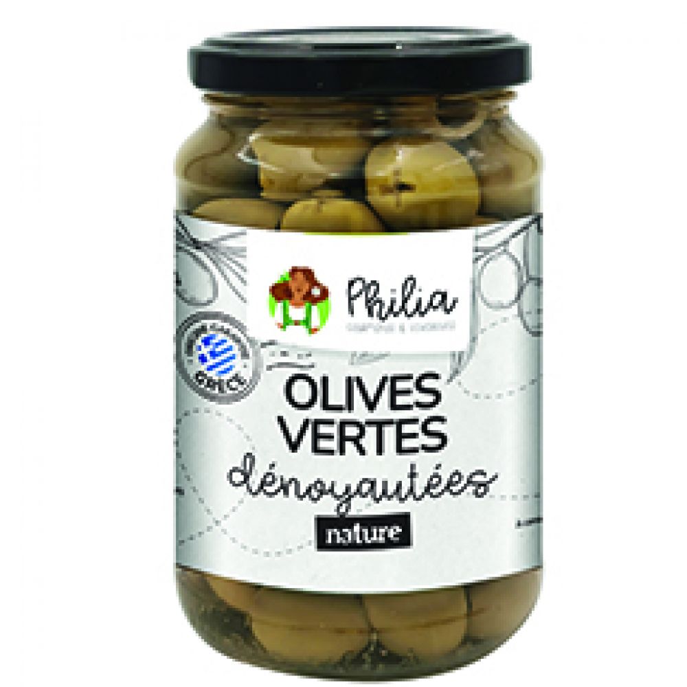 OLIVES VERTES DENOYAUTEES 160G