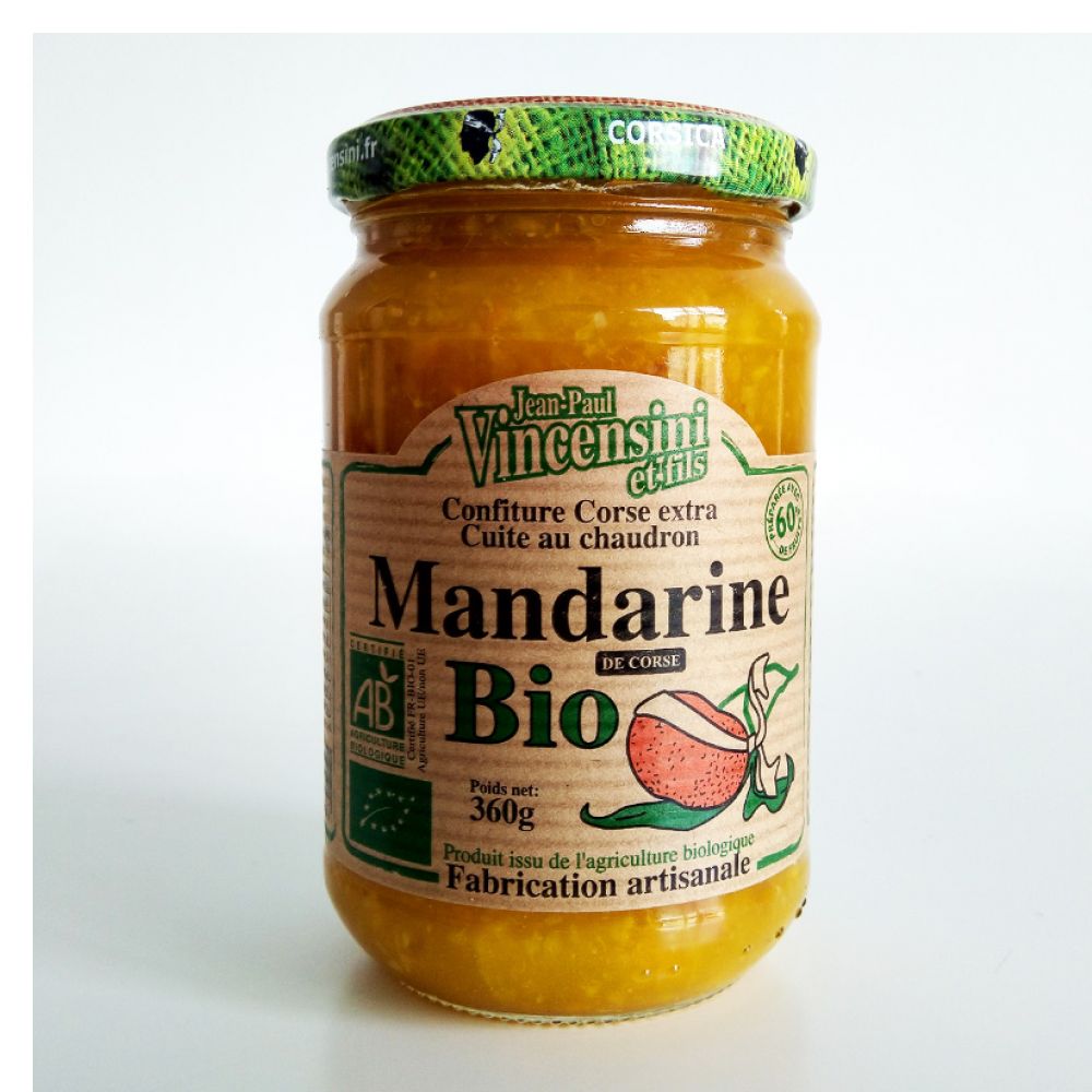 CONFITURE MANDARINE CORSE 360G