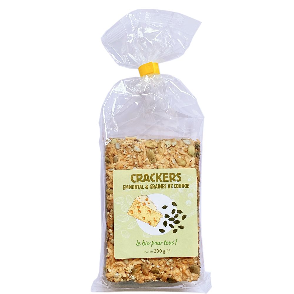 CRACKERS EMMENTAL COURGE  200g