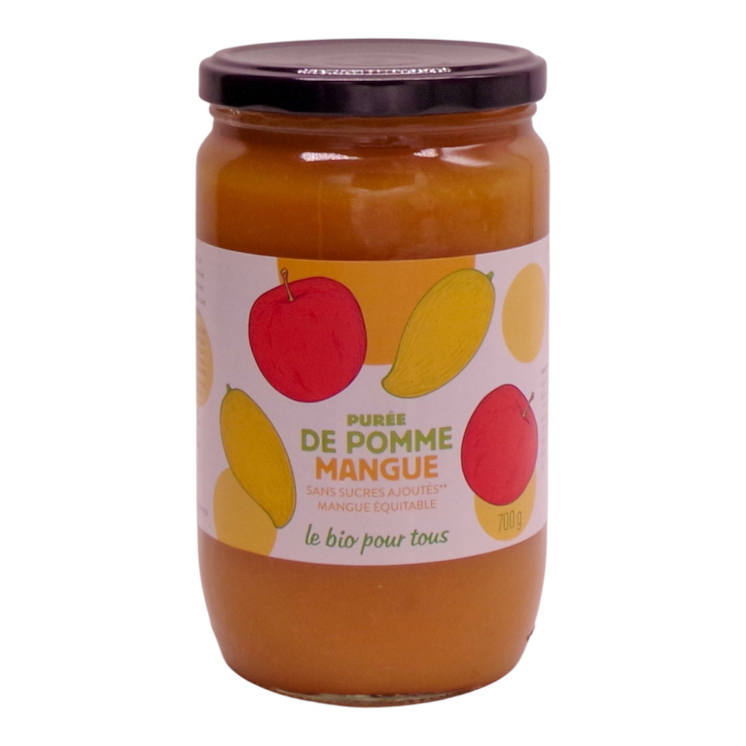 PUREE POMMES MANGUE 700G