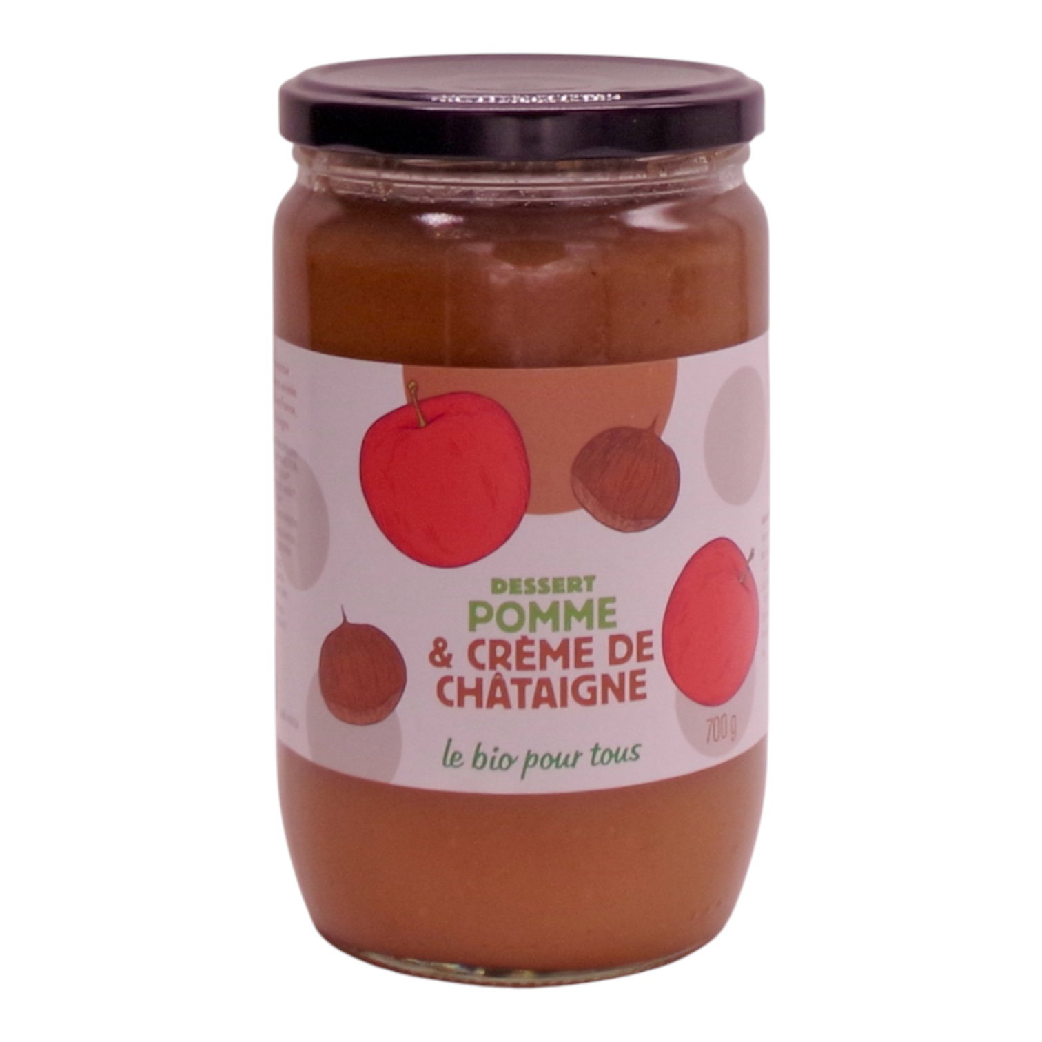 PUREE POMMES CREME CHATAIGNE 700G