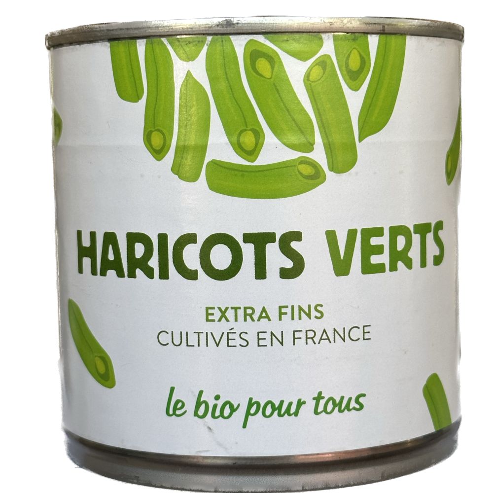HARICOTS VERTS EXTRA FINS NATUREL 220G